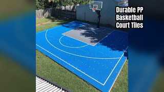 10 Year Warranty PP Basketball Court Tiles 340x340mm